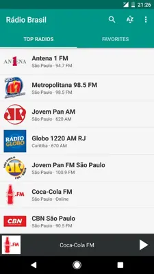 Rádio Brasil FM android App screenshot 10