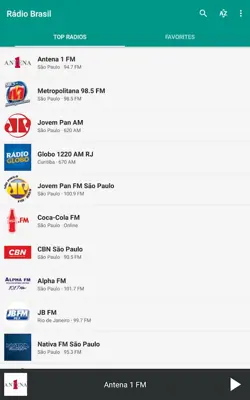 Rádio Brasil FM android App screenshot 3