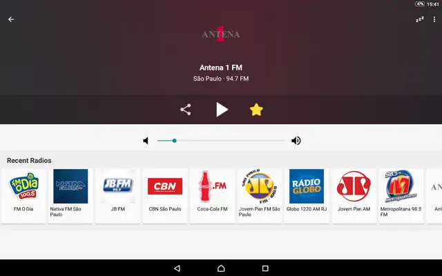 Rádio Brasil FM android App screenshot 5