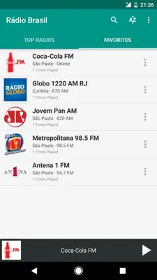 Rádio Brasil FM android App screenshot 7